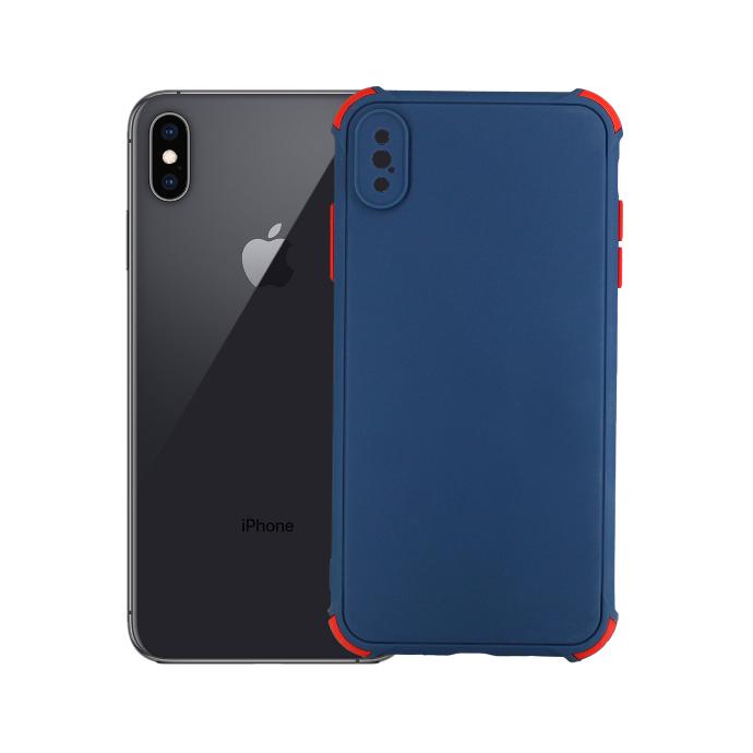 Blue Colour Mobile Pouch Back Case for iPhone XS Max