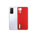 Redmi Note 11 Pro Transparent Mobile Pouch - Red Design