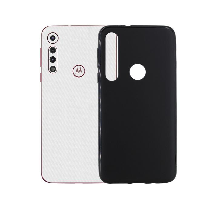 [PO14BMMG8PY-0-2] Motorola Moto G8 Play Soft Silicone Case - Black