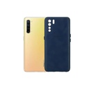 Oppo Reno 3 Back Case Soft Silicone Mobile Pouch (Blue)