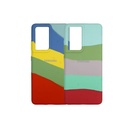 Samsung S21 Ultra Rainbow Soft Silicone Case - Mobile Pouch Protection