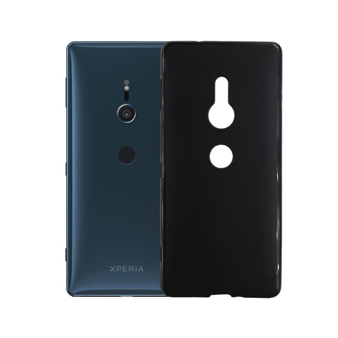 Sony Xperia Z2 Soft Silicone Mobile Pouch - Black Protective Case