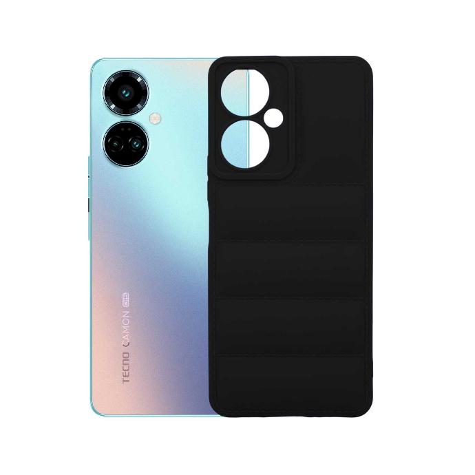 [PO14BTCMN19-3-2] Tecno Camon 19 Soft Pouch - Black Mobile Case for Ultimate Protection