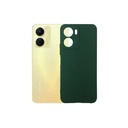 Soft Silicone Case for Vivo Y02s - Green Mobile Pouch