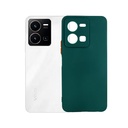 Vivo Y35 Soft Silicone Mobile Pouch - Stylish Green Protection