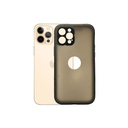 iPhone 11 Pro Max 3-in-1 Back Case Mobile Pouch - Stylish Protection (Black)