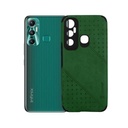Infinix Hot 11 Leather Case Mobile Pouch (Green) - Stylish Protection