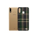 Infinix Hot 7 Leather Mobile Pouch (Green) - Stylish Protection
