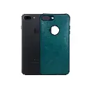 Stylish iPhone 7 Plus Leather Case Mobile Pouch - Green Elegance
