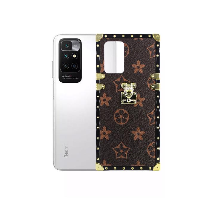 [PO18BMI10-4-13] Redmi 10 LV Case Mobile Pouch - Stylish Brown Protection