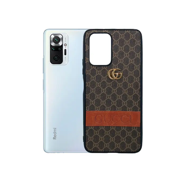 [PO18BMINOT10PR-3-13] Redmi Note 10 Pro Puloka Soft Case Mobile Pouch - Stylish Brown Protection