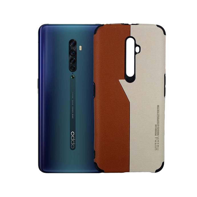Oppo Reono 2F (Huida) Dual Leather Case Mobile Pouch (Brown)