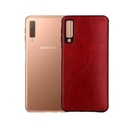 Samsung A718 Leather Case Mobile Pouch - Red