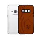 Elegant Samsung J120 Leather Mobile Pouch - Brown Color