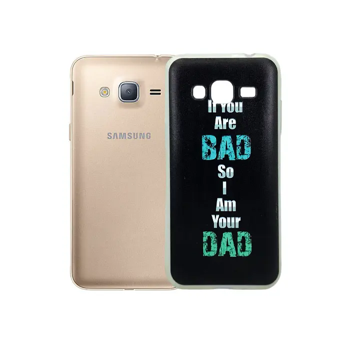 [PO18BSJ3] Samsung J3 Back Case Leather Mobile Pouch - Stylish Protection