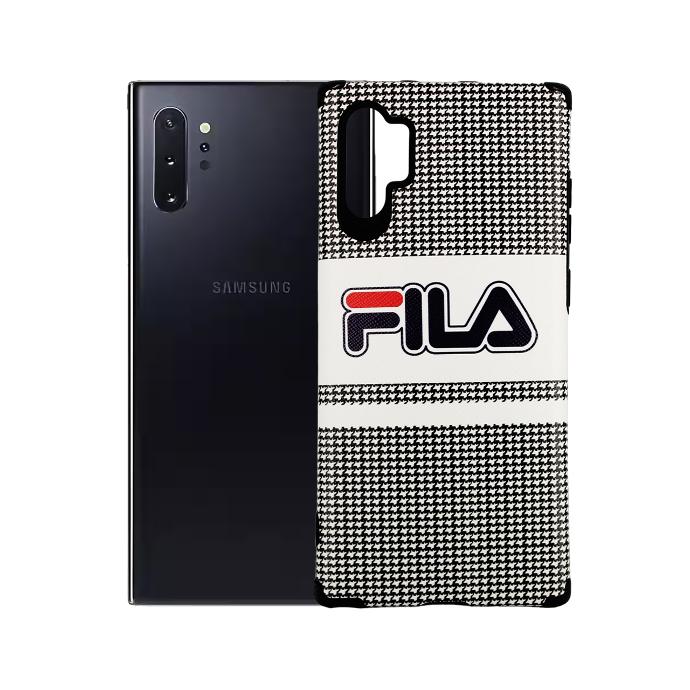 Samsung Note 10 Plus Leather Mobile Pouch - Elegant White Protection