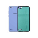 Tecno Pop 1 Back Case Leather Mobile Pouch (Sea Green)