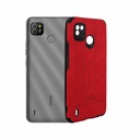 Tecno Pop 4 Lite Leather Case Mobile Pouch (Red)