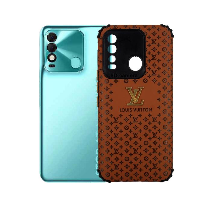 Tecno Spark 8 LV Case Mobile Pouch (Brown)