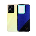 Vivo Y35 Markhor Leather Case Mobile Pouch (Purple)