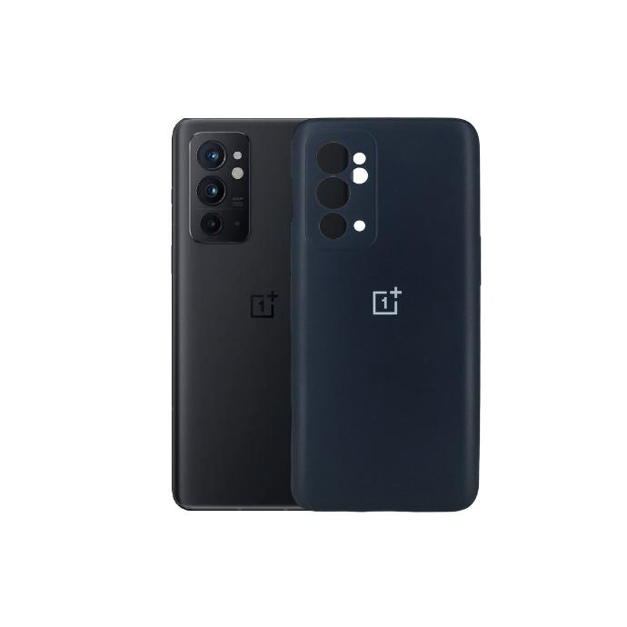 OnePlus 9Rt Soft Silky Case Mobile Pouch (Navy Blue)