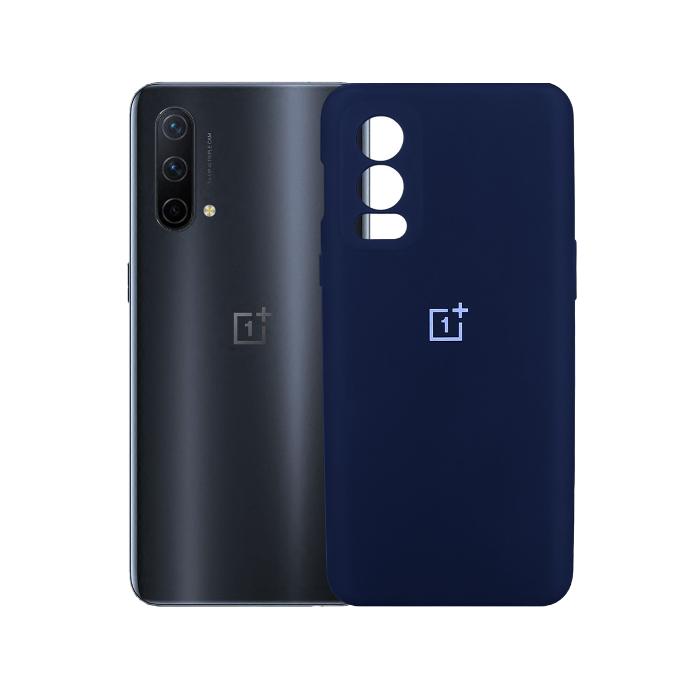OnePlus Nord 2 Soft Silky Case Mobile Pouch (Blue)