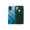 Infinix Hot 10 Soft Silky Mobile Pouch (Green)