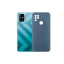 Infinix Hot 10 Soft Silky Mobile Pouch (Sky Blue)