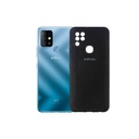Infinix Hot 10 Soft Silky Mobile Pouch (Black)