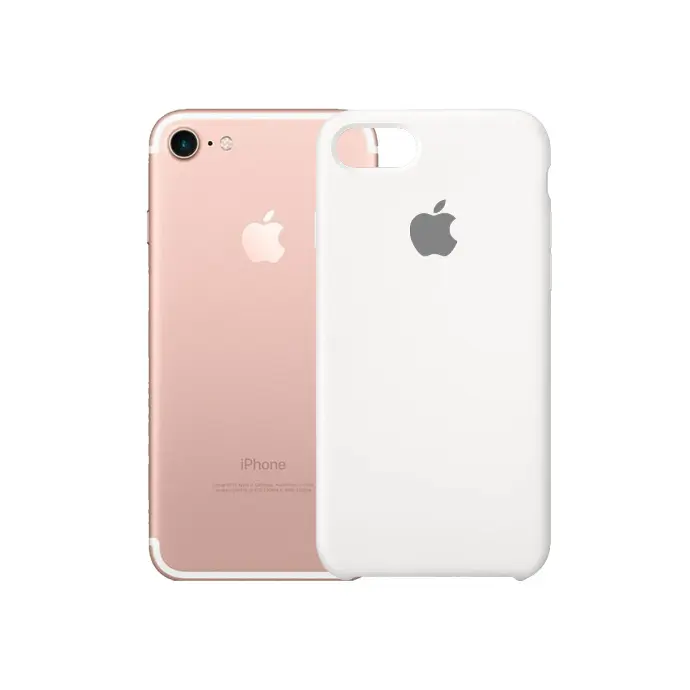 Iphone 7G Back Case Silicone Soft Silky Mobile Case (Sea Green)