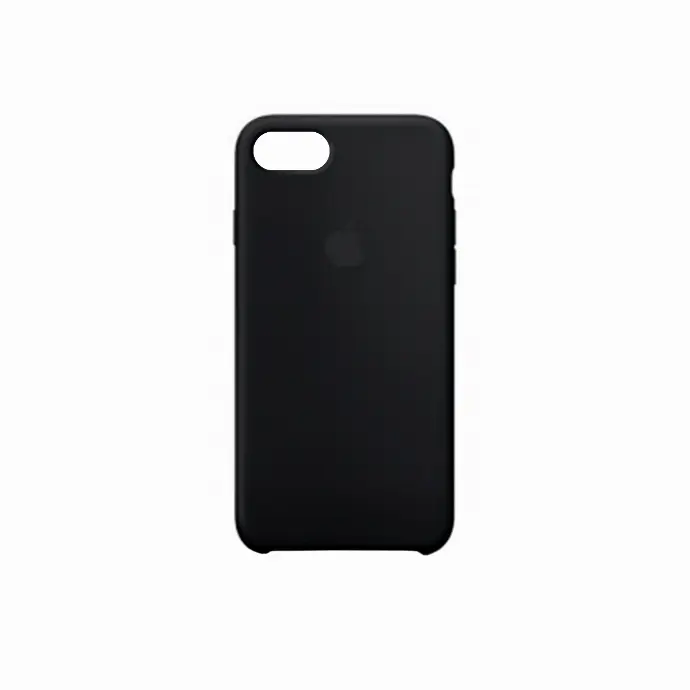 Iphone 7G Back Case Soft Silky Mobile Pouch (Black)