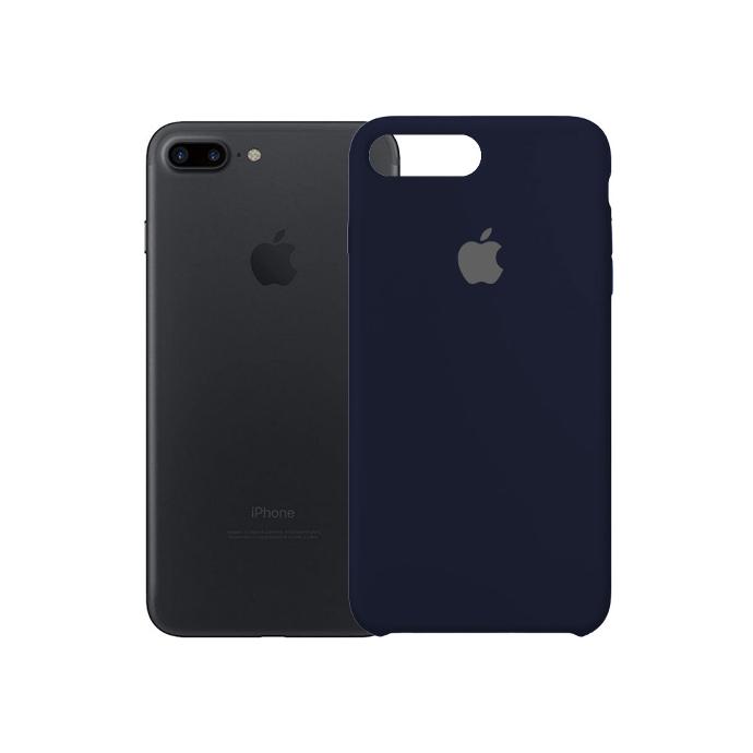 Iphone 7G Plus Back Case Soft Mobile Pouch (Navy Blue)