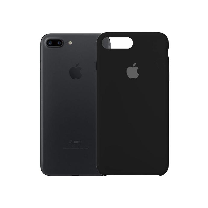 Iphone 7G Plus Back Case Soft Mobile Pouch (Black)