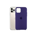 Iphone 11 Pro Back Case Soft Silky Mobile Pouch (Purple)