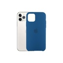 Iphone 11 Pro Back Case Soft Silky Mobile Pouch (Blue)