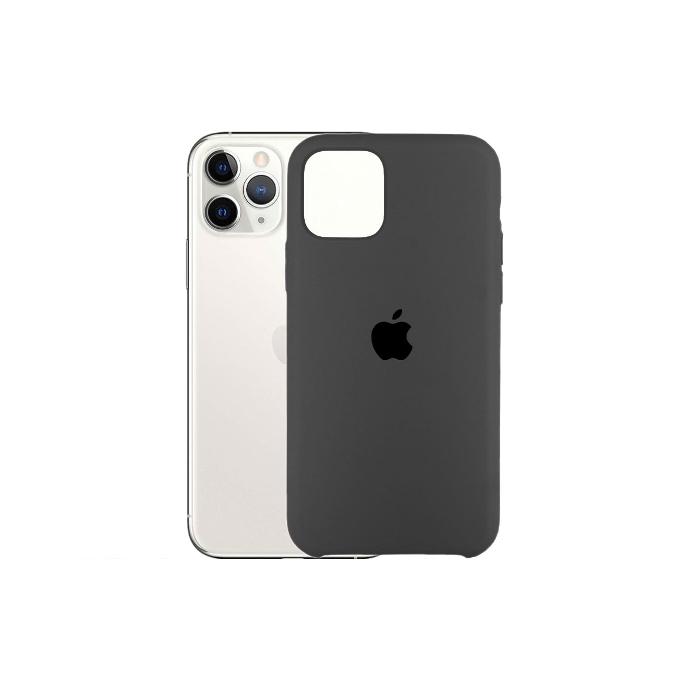 Iphone 11 Pro Back Case Soft Silky Mobile Pouch (Grey)