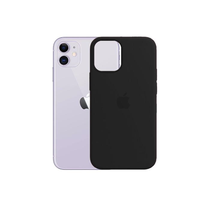 [PO23BIPXIR-1-2] Iphone 11 Official Soft Silky Case Mobile Pouch (Black)