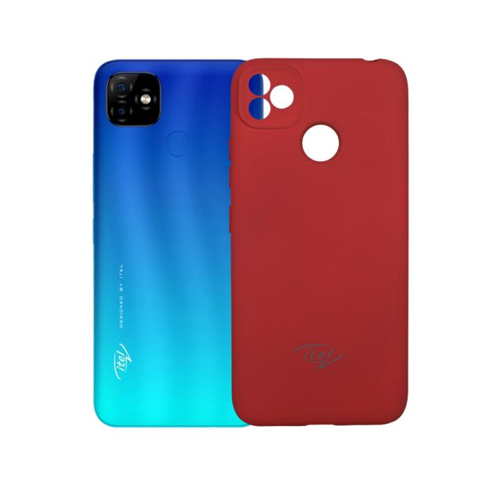 [PO23BITVISN1-3-10] Itel Vision 1 Back Case Soft Colour Mobile Pouch (Pink)