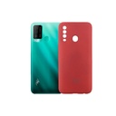 Itel Vision 2 Plus Back Case Soft Colour Mobile Pouch (Red)