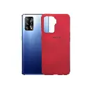 Oppo F19 Pro Back Case Soft Colour Mobile Pouch (Red)