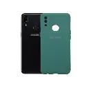 Samsung A10S Back Case Soft Colour Mobile Pouch (Green)