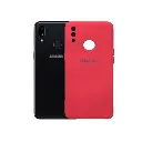 Samsung A10S Back Case Soft Colour Mobile Pouch (Red)