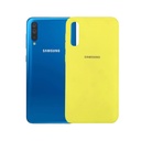 Samsung A30S Back Case Soft Silicone Mobile Pouch (Yellow)