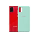 Samsung A31 Back Case Soft Silicone Mobile Pouch (Sky Blue)