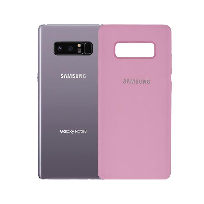 Samsung Note 8 Back Case Soft Mobile Pouch (Baby Pink)