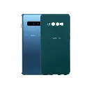 Samsung Galaxy S10 Plus Official Soft Silky Back Case (Green)