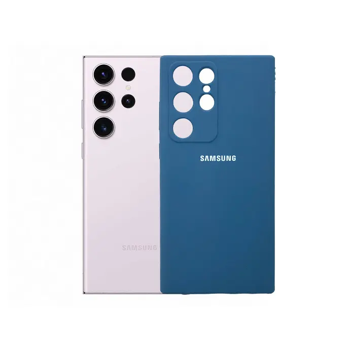 [PO23BSS23U-1-3] Samsung S23 Ultra Mobile Pouch Official Case  (Blue)