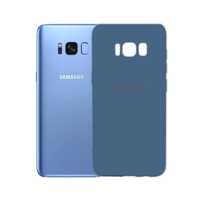 Samsung S8 Back Case Soft Silky Mobile Pouch (Grey)