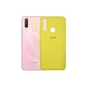 Vivo Y17 Back Case Soft Colour Mobile Pouch (Yellow)