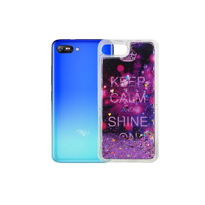 Itel A25 Back Case Glitter Mobile Pouch